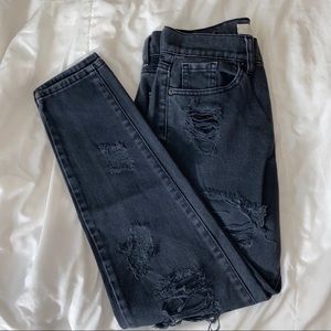 BRANDY MELVILLE - Charcoal Black Mom Jeans